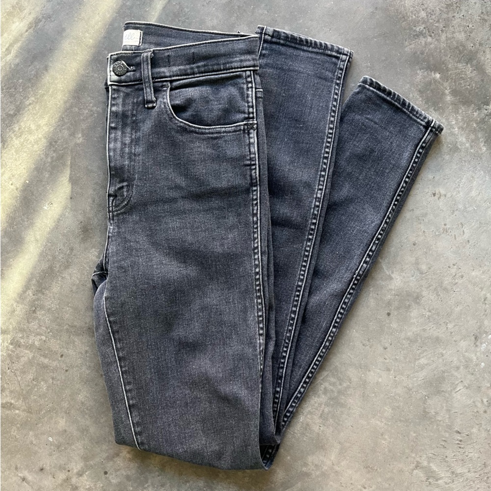 Madewell 10” High Rise Skinny Jeans Lunar Wash Size 27